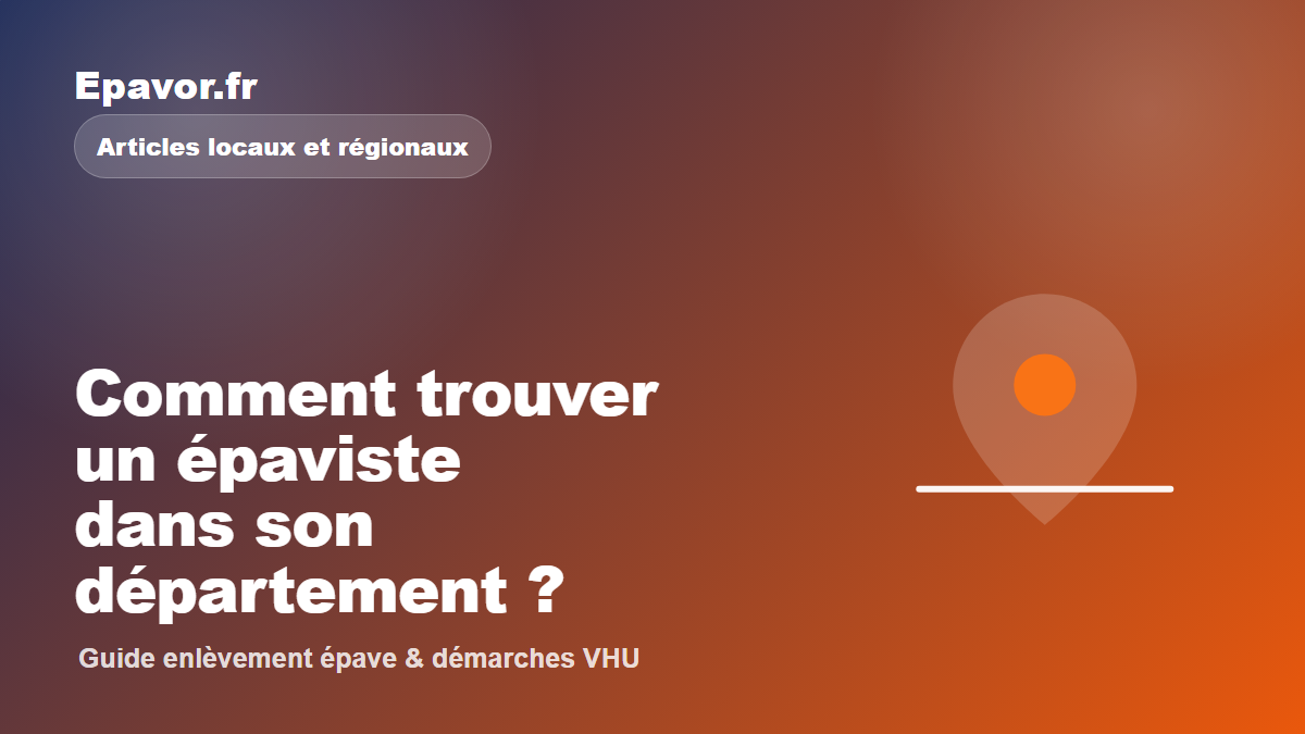 Comment trouver un épaviste dans son département - guide Galaxie Auto pour véhicule hors d’usage