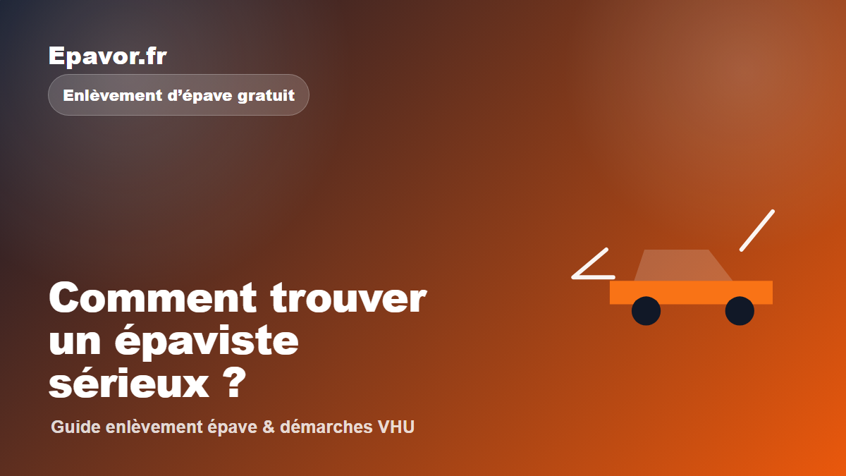 Comment trouver un épaviste sérieux - guide Galaxie Auto pour véhicule hors d’usage