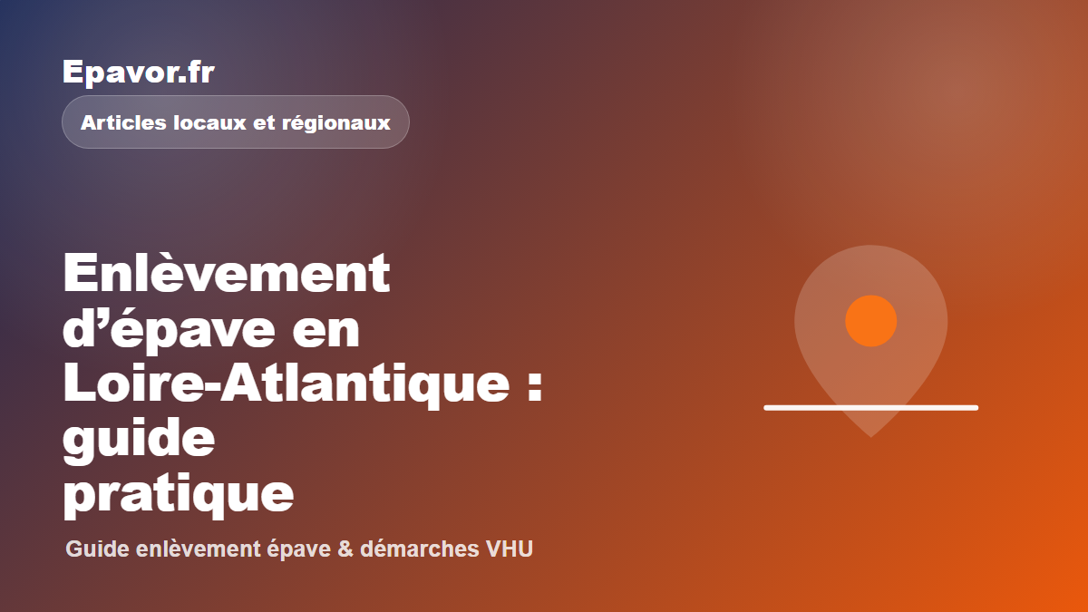 Enlèvement d’épave en Loire-Atlantique : guide pratique - guide Galaxie Auto pour véhicule hors d’usage