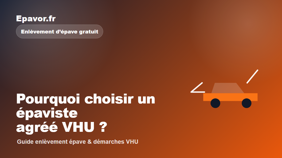 Pourquoi choisir un épaviste agréé VHU - guide Galaxie Auto pour véhicule hors d’usage
